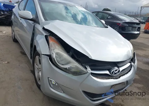 2012 Hyundai Elantra Gls from USA, damaged, VIN 5NPDH4AE9CH073774